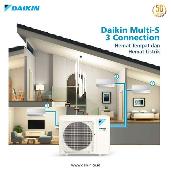 Daikin AC Multi-S Inverter 3 Koneksi Indoor Only 1 PK - CTKC25RVM4 